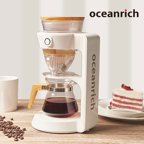 [oceanrich] 오션리치 오토드립 커피머신 자동회전 커피머신 커피메이커 F2