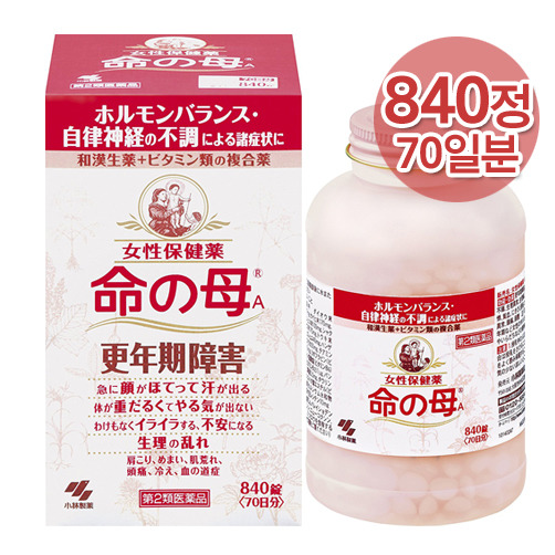 [고바야시제약] 갱년기약!이노치노 하하 840정