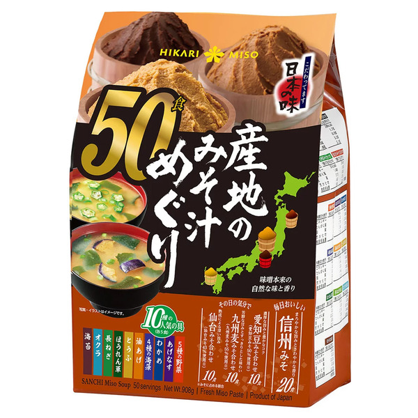 [HIKARI MISO] 히카리미소 일본 지역별 미소시루 총50식